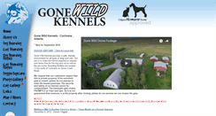 Desktop Screenshot of gonewildkennels.com